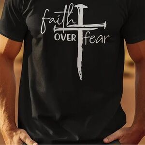 Black Faith Over Fear T-Shirt